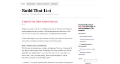 Desktop Screenshot of buildthatlist.com